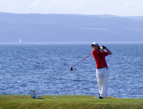 1st tee, Machrie Bay, Isle of Arran