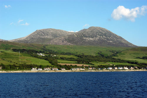 Pirnmill rom the sea, Isle of Arran