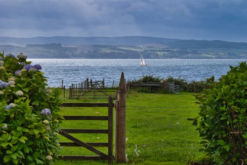 Willow Cottage view, Isle of Arran